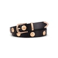 thumbnail image 7 of Punplita Women's Studded PU Leather Belt for Jeans and Pants, Black, 7 of 7