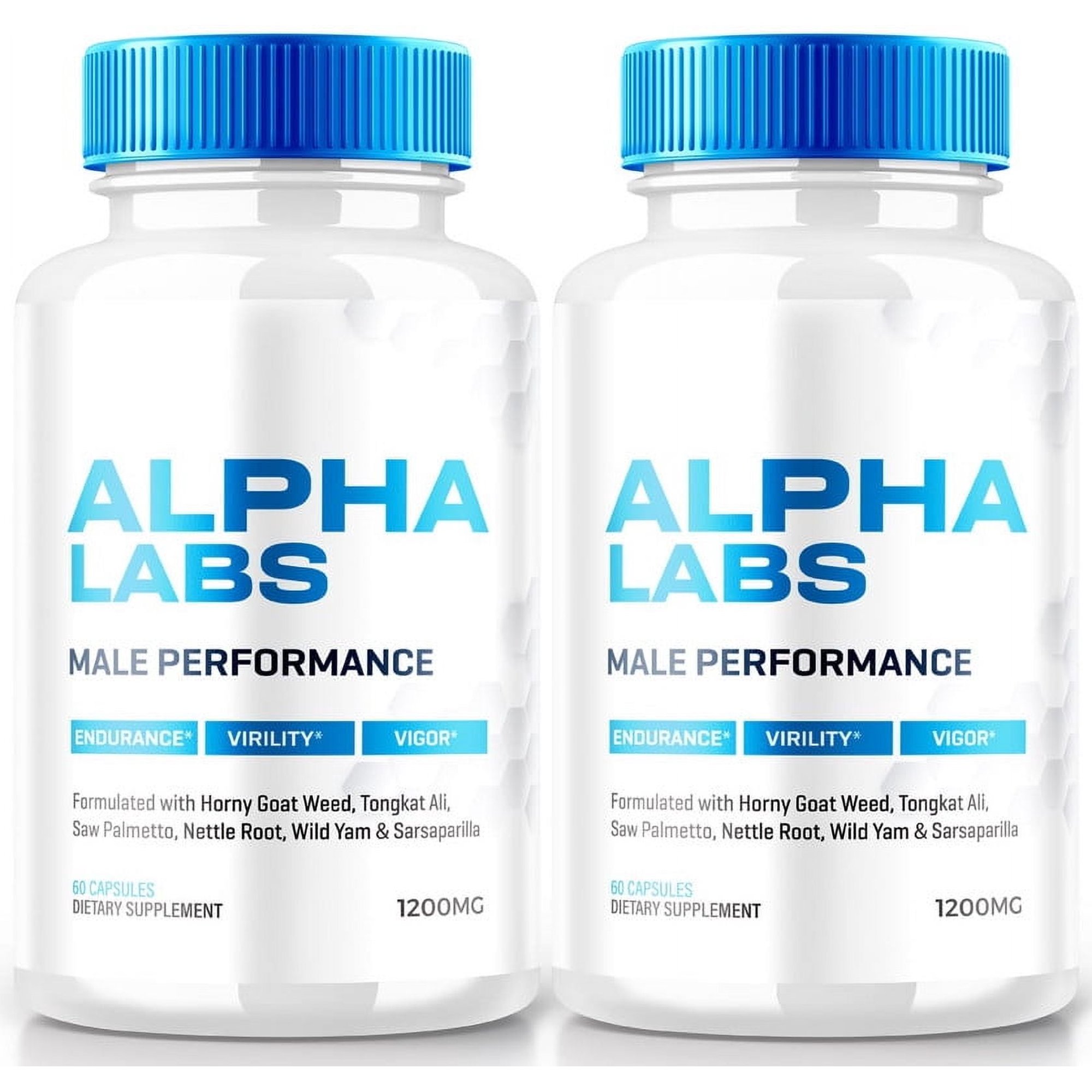 (2 Pack) Alpha Labs Capsules, Dietary Supplement for Overall Health, Complete Daily Formula for Maximum Strength and Endurance, Advanced Formula Pills, AlphaLabs Reviews (120 Capsules)