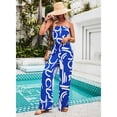 thumbnail image 2 of EASYBRAUS Women Printed Rayon Two Piece Pants Set Sleeveless Summer Vacation Outfit, 2 of 9
