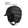 thumbnail image 2 of Gorro de esquí cálido de invierno, gorro impermeable cálido con solapa para las orejas para caza, Camping, motociclismo, 2 of 5