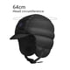 thumbnail image 2 of Gorro de esquí cálido de invierno, gorro de plumón con orejeras impermeable y cálido de invierno para caza, camping y motociclismo, 2 of 5