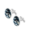 thumbnail image 2 of Penguin Elegant Stainless Steel Cufflinks Set for Men, for Formal Attire, Ideal for Business Meetings and Weddings, 2 of 6