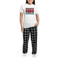 thumbnail image 5 of CafePress - Boston Terrier Love Heart Trees Pajamas - Women's Short Sleeve Print T-Shirt and Pants Light Cotton Pajama Set, 5 of 7