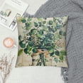 thumbnail image 2 of ONETECH Spring Summer Pillow Covers Watercolor Sage Green Eucalyptus Leaf Mason Jar Decorative Throw Pillow Cases Vintage Style Farmhouse Holiday Cushion Cases Sofa Couch Bed Decor, 2 of 5