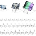 thumbnail image 1 of Lyellfe 30 Pcs Présentoir à Roches, Mini Chevalet en Acrylique de Tailles Assorties, Support de Plaque Transparent pour Pièces, Cartes à Collectionner, CDs Ou Autres Collections, 1 of 7