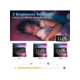 thumbnail image 4 of Home Decor, Digital Alarm Clock, LED and Mirror Desk Clock Large Display with Dual USB Charger Ports, 3 Levels Brightness, 12/24H, Modern Electronic C, 4 of 5