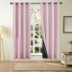thumbnail image 4 of Cortinas Opacas con Reducción de Ruido - Cortinas Térmicas con Ojales para Mayor PrivacidadRosa MNFD, 4 of 6