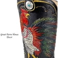 thumbnail image 6 of Urbalabs Western Cowboy Boot Country Rooster Farm House Flower Vase Decorative Cowboy Boots Vases Home Office Rustic Decor Country Living Wedding Centerpiece, 6 of 7