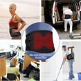thumbnail image 5 of Hehanda Lumbar Back Support Belt Unisex Breathable, Black, 5 of 7