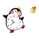 thumbnail image 1 of Reloj de pared,Reloj de pared silencioso y decorativo que no hace tictac,Reloj de pared silencioso de pingüino pequeño Reloj de madera,Estatua de serpiente de dibujos animados,Estatua de, 1 of 8