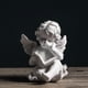 thumbnail image 3 of Estatua de ángel pequeño de lectura, adornos de resina, modelo lindo, decoración del hogar (A), 3 of 9