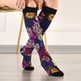 thumbnail image 5 of GZHJMY Butterfly 20-30mmHg Compression Socks for Men & Women, Knee High Stockings for Running, Sport, Hiking & Travel, 5 of 7
