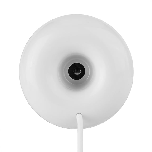 Humidificador portátil con atomizador USB en forma de dona para el hogar, la oficina y el coche, color blanco