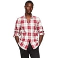 thumbnail image 1 of Camisa Tommy Hilfiger de manga larga a cuadros con botones para hombre, 1 of 4