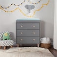 thumbnail image 5 of Lolly 3 Drawer Dresser Changer with  Removable Changing Tray - Grey/Washed Natural, 5 of 6