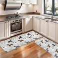 thumbnail image 3 of Kitchen Rugs Sets Of 2,Bulldog Dog Anti Fatigue Kitchen Mat Rugs Non Slip Washable,Decorative Kitchen Floor Mats for Kitchen,Sink,Laundry,17"X47", 3 of 5