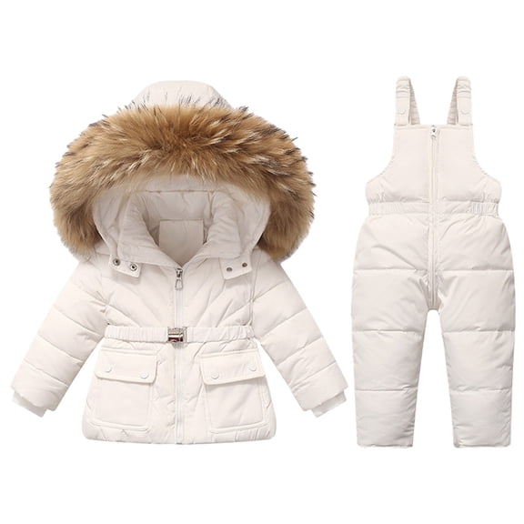 Mercatoo Toddler Baby Girls Boys Winter Ski Jacket and Pants Set Snowsuit Ski Overalls Sets Insulated Water-Resistant Snowwear