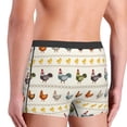 thumbnail image 5 of Daiia Funny Chicken Men's Underwear Boxer Briefs, Cotton Stretch Moisture-Wicking Underwear-Large, 5 of 9