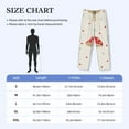 thumbnail image 4 of Bixox Men's Flat Mushrooms Patterned Pajama Pants with Pockets Lounge Clothes for Home, 4 of 5