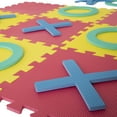 thumbnail image 2 of Giant Classic Tic Tac Toe Game Colorful Jumbo EVA Non Toxic Foam Squares for Kids, 2 of 7