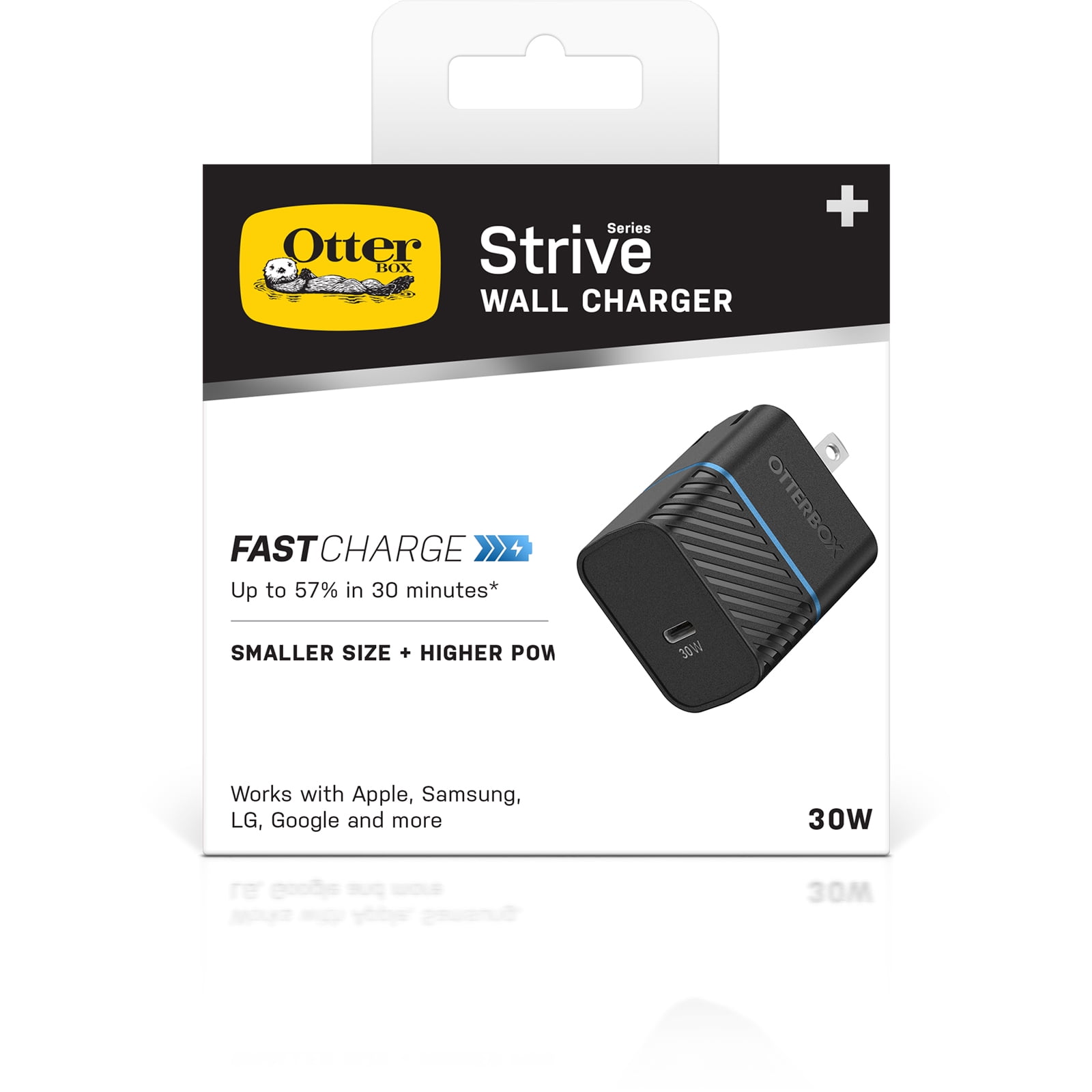 OtterBox Strive Series 30W USB-C Fast Charge Wall Charger - Blue Night
