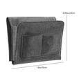 thumbnail image 2 of Weekend Specials,Bedside Hanging Storage Bag, Portable Nightstand Organizer, Large Capacity, Soft Fabric, For/Hotel, Storage Container, Minimalist Design, Travel Friendly, Easy Cleanup, $BS$3, 2 of 6
