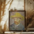 thumbnail image 6 of Self Portrait With Straw Hat Framed Art Modern Wall Decor, 6 of 15