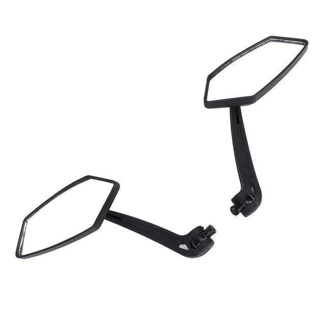 Motorcycle Mirror, Handlebar Mirror Easy To Install Rotating Clear Visibility Sturdy Iron Rod Stylish Wide Angle Vision for ATVs