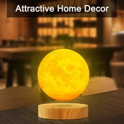 VGAzer Magnetic Levitation Moon Lamp,Floating LED Moon Light,Multicolor Moon Lamp,Rotating Night Light,Levitate & Rotate in Air,Cool Desk Decor Gadget , Tech Gifts for Kids