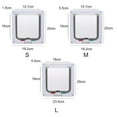 thumbnail image 5 of Cat Gate Small Pet Entry And Exit Safety Barrier Over Doors And Windows White S, 5 of 5