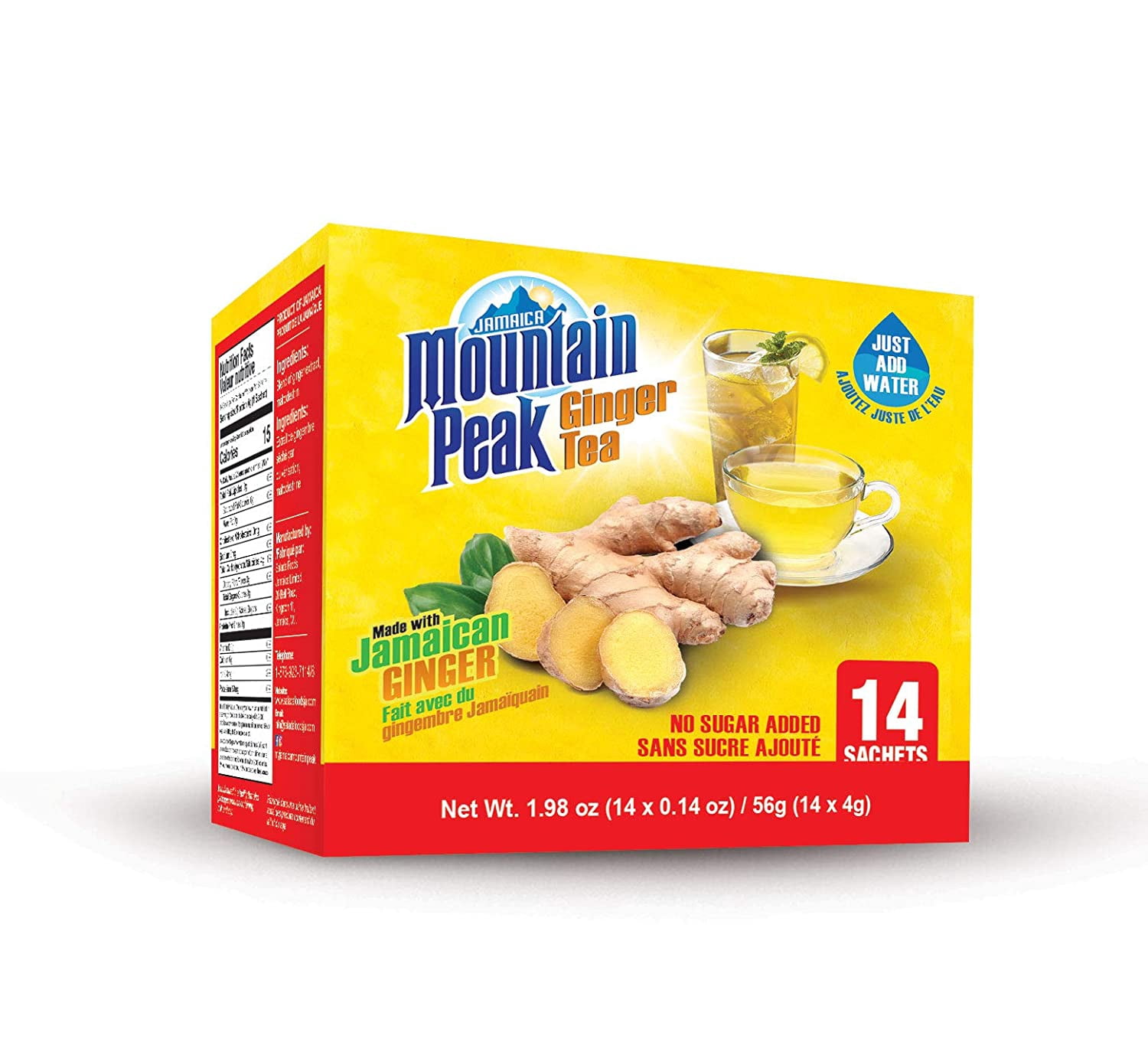 Mountain Peak Ginger Turmeric Tea 
