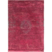 Deco 5420073305911 6 ft. 7 in. x 9 ft. 2 in. Fading World Medallion 8260 Scarlet Area Rug