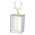 thumbnail image 5 of Wall Mounted Tissue Box Holder Tissue Dispenser Box Cover Desktop Table Facial Tissue Box Tissue Storage Box for Bedroom Night Stand Kitchen Transparent Elk, 5 of 7