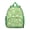 Green, variant on Floral Dinosaur Student Backpack – Watercolor Baby Dino in Garden Print with Artistic Jungle Scene and Roaring Forest Elements