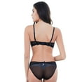 thumbnail image 4 of Varsbaby Women's Bra and Panties Set Lace Panties and Thongs Lingerie Set 3 Pce, 4 of 5