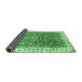 thumbnail image 2 of Ahgly Company Indoor Square Oriental Emerald Green Traditional Area Rugs, 3' Square, 2 of 4
