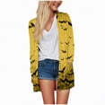 thumbnail image 4 of Towmus Womens Halloween Cardigan Casual Long Sleeve Fall Open Front Clothes Cardigan Sweaters Outwear, 4 of 6
