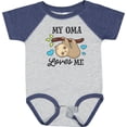thumbnail image 3 of Inktastic My Oma Loves Me with Sloth and Hearts Boys or Girls Baby Bodysuit, 3 of 5