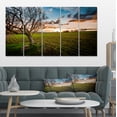 thumbnail image 1 of Coucher de Soleil dans la Prairie de Sardaigne - Impression sur Toile Paysage Extra Grand, 1 of 3