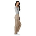 thumbnail image 5 of Adar Universal Scrubs For Women - Tapered Cargo Scrub Pants - 506 - Khaki - M, 5 of 7
