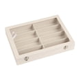 thumbnail image 3 of Vitrina para gafas, caja de almacenamiento, vitrina para joyas, portátil y multiusos. Beige, 3 of 6
