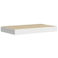 thumbnail image 6 of vidaXL 9.1" x 15.7" Oak and White Floating Shelves 2 Count, 6 of 7