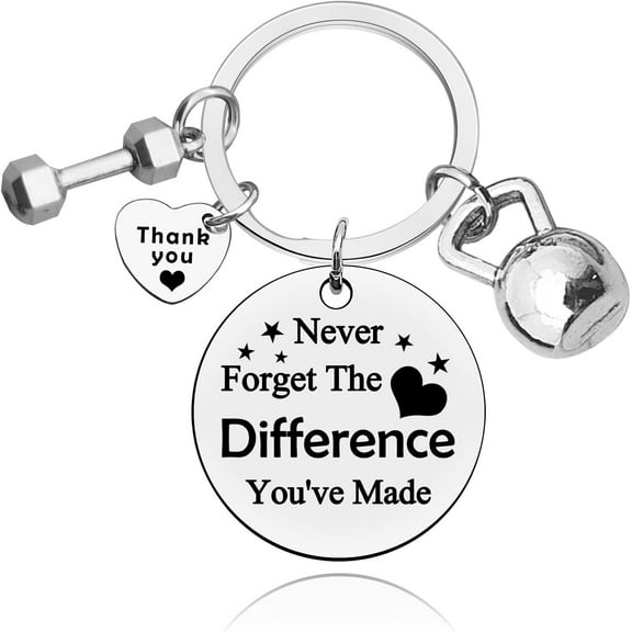 Fitness Gifts Keychain Fitness Trainer Fitness Instructor Personal Trainer Appreciation Gift Thank You Jewelry Gift Fitness Coach Workout Gift Leaving Gift Farewell Retirement Gym Gift