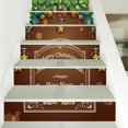thumbnail image 2 of Pegatinas 3D para escaleras - 39,3 pulgadas x 7,08 pulgadas - 2 contrahuellas de escalera de PVC autoadhesivas Adhesivos para escaleras extraíbles, 2 of 4