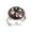 Multi 3, variant on Heartbeat Lifeline Pattern Stainless Steel Rings for Women, Open Adjustable Ring Promise Ring Jewelry Gifts