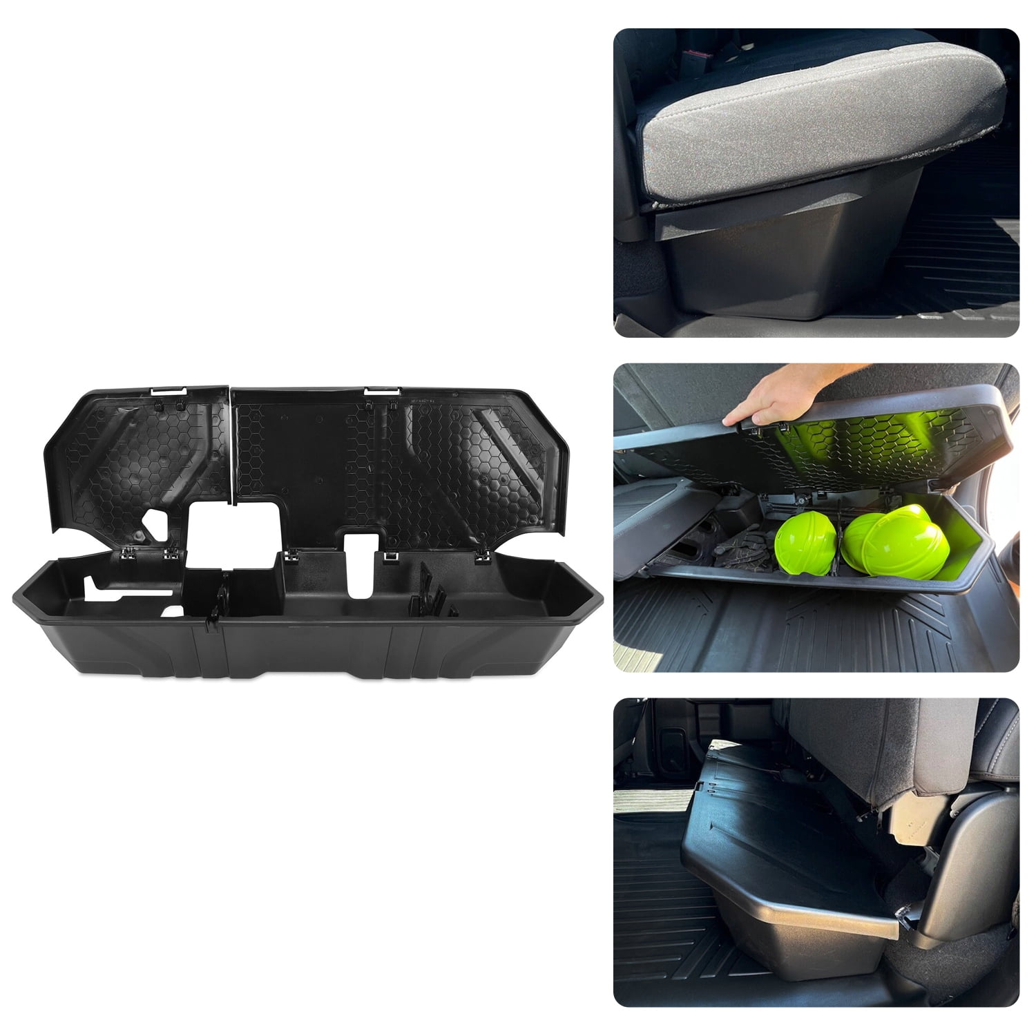Kojem UnderSeat Storage Box Container System for 19 20 21 22 23 Chevrolet Silverado GMC Sierra