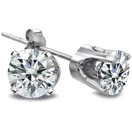 1/3 Carat T.W. Diamond 14kt White Gold Stud Earrings, HI-I2-I3