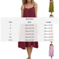 thumbnail image 3 of Guluxicc Cami Dress for Women Cotton Linen House Lounge Loose Dresses Spaghetti Strap Summer Beach Flowy Sundress, 3 of 4