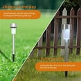 thumbnail image 3 of 24pcs 5W High Brightness Solar Power LED Lawn Lamps with Lampshades，LED Lawn Lamps with Waterproof Outdoor for Yard, Patio, Landscape, Walkway & Lawn (White & Silver), 3 of 18
