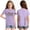 Purple, variant on CCRFTGI 4th of July Shirts for Children Girls Size 10-12 Short Sleeve Happy 250 anniversary usa shirt Summer Casual T-Shirts Independence Day Teen Girl Clothes Tee Top Blue 10-11 Years